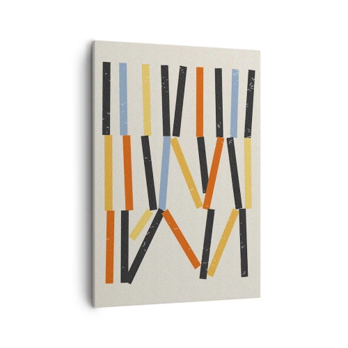 Quadro em tela - Composição ao nível - 50x70 cm