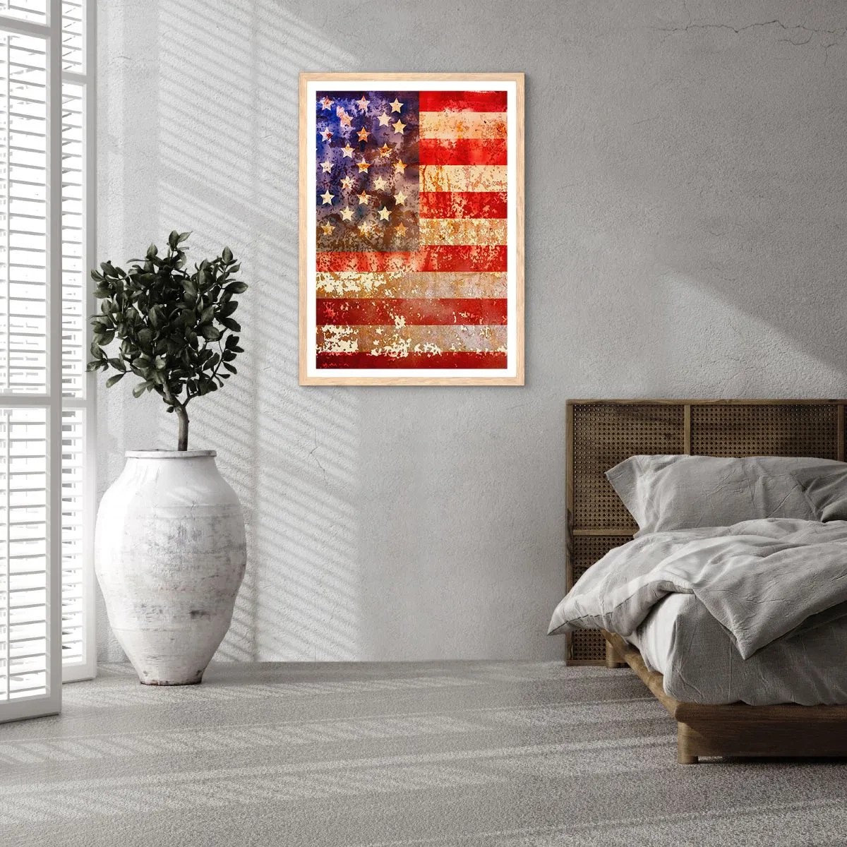 Pôster com moldura de carvalho claro - A glória não será esquecida - 61x91 cm