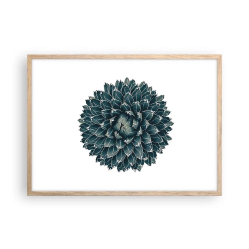 Pôster com moldura de carvalho claro - Estrela do Deserto - 70x50 cm