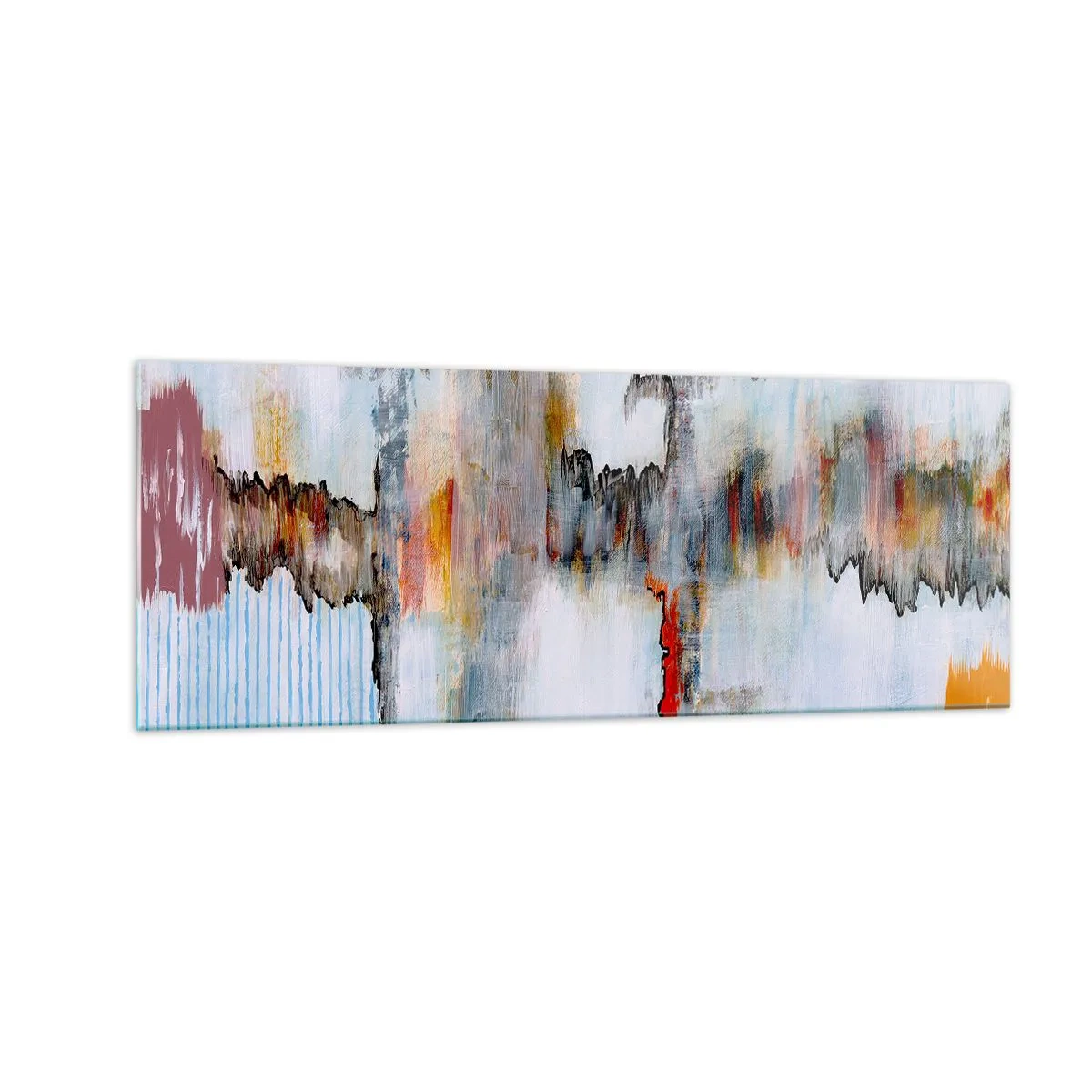 Quadro em vidro - Com um palito na água - 140x50 cm