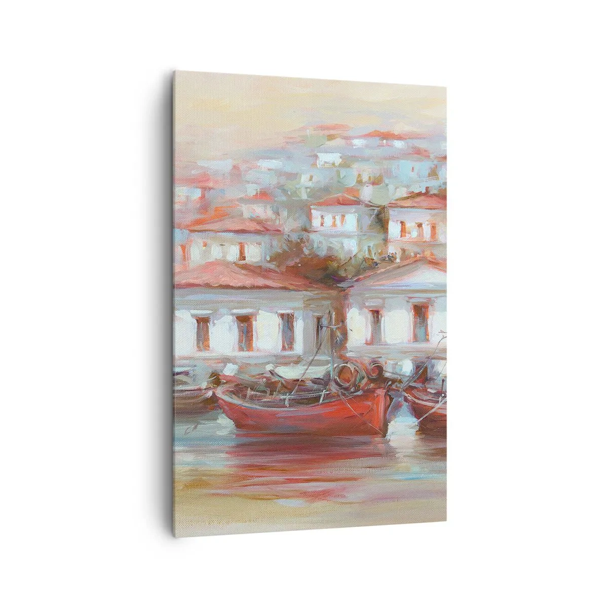 Quadro em tela - Cidade feliz - 80x120 cm