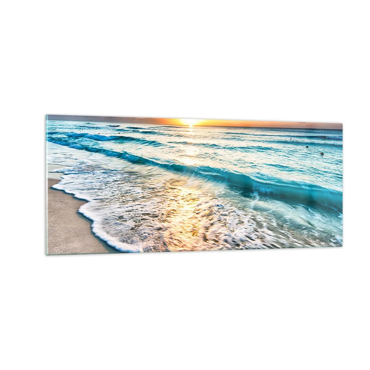 Quadro em vidro - Uma visão que vale a pena - 100x40 cm