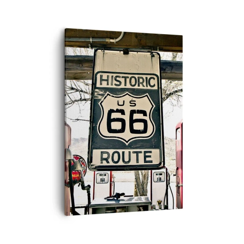 Quadro em tela - Viagens retro americanas - 50x70 cm