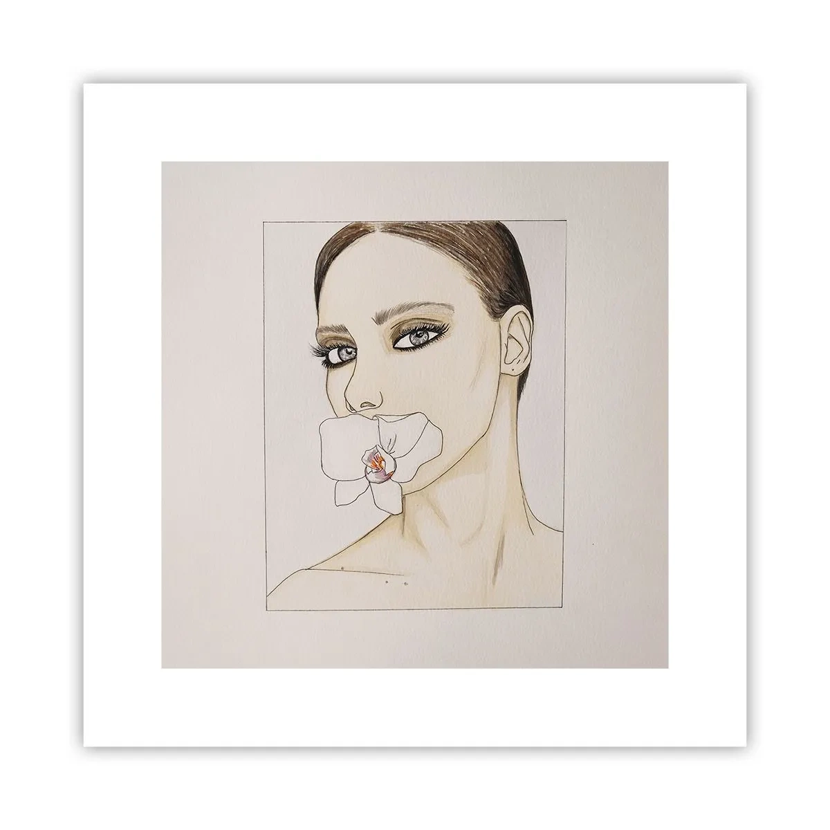 Pôster - Símbolo de elegância e beleza - 30x30 cm