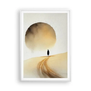 Pôster em moldura branca - Sempre com saudade - 70x100 cm