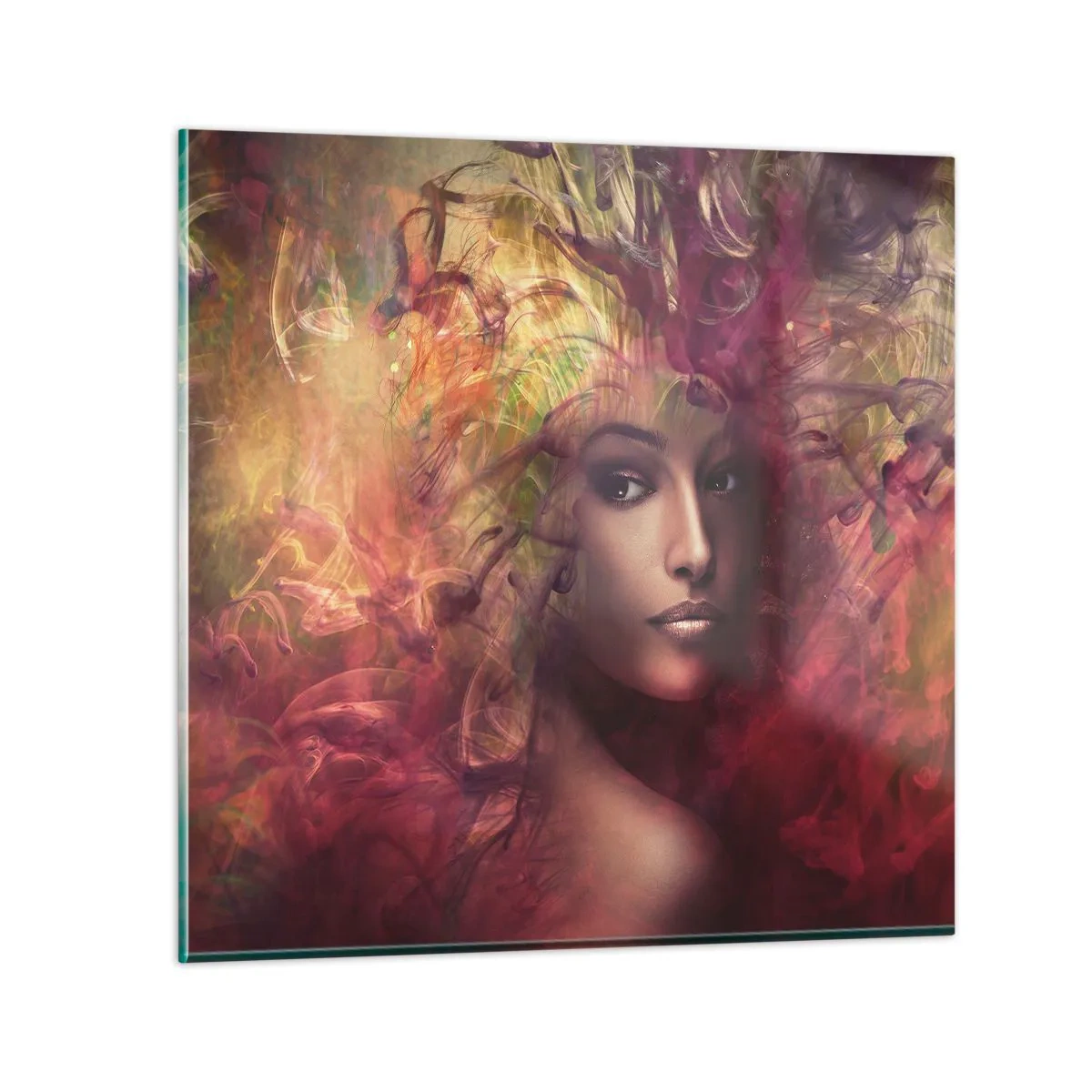 Quadro em vidro - Estou aqui! - 40x40 cm