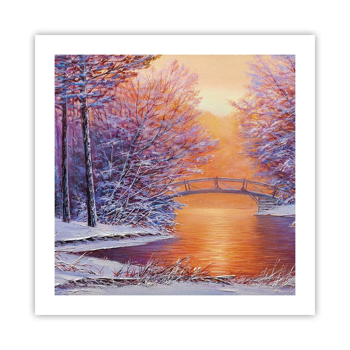 Pôster - Vamos nos encontrar aqui - 50x50 cm