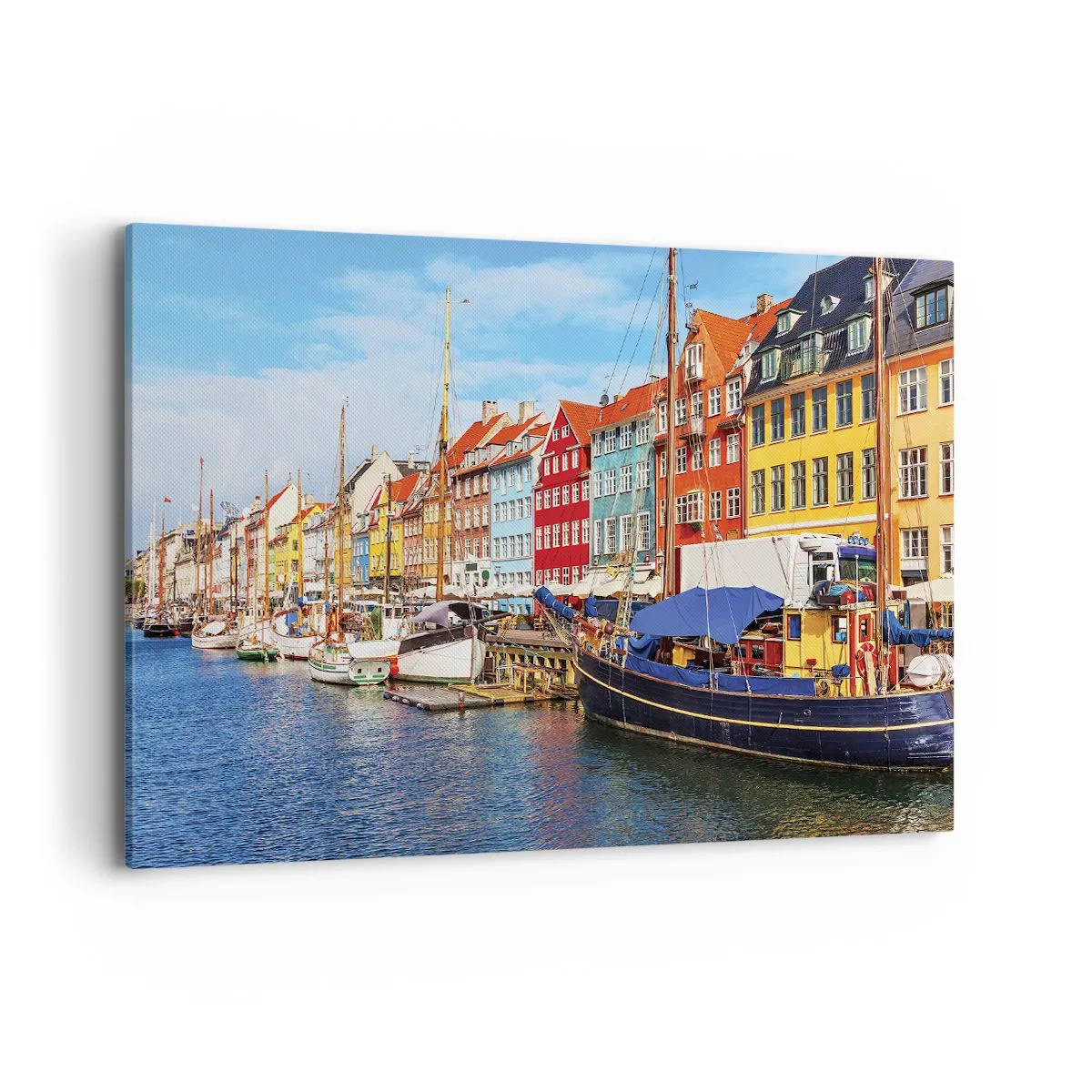 Quadro em tela - Orla alegre - 120x80 cm