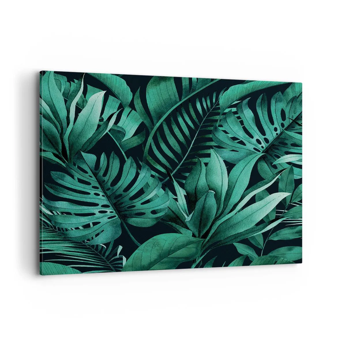 Quadro em tela - A profundidade da vegetação tropical - 100x70 cm