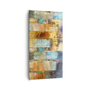 Quadro em tela - Uma metrópole ensolarada - 65x120 cm