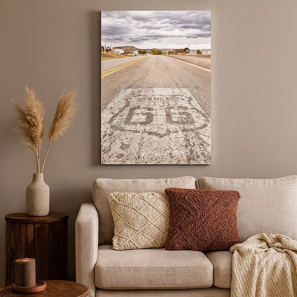 Quadro em tela - Mother Road - uma lenda americana - 50x70 cm