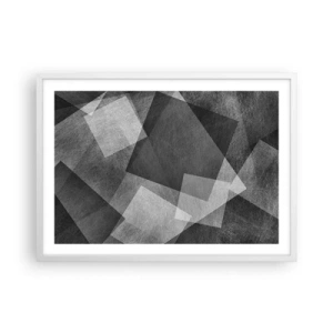 Pôster em moldura branca - Um eterno símbolo da durabilidade e da ordem - 70x50 cm