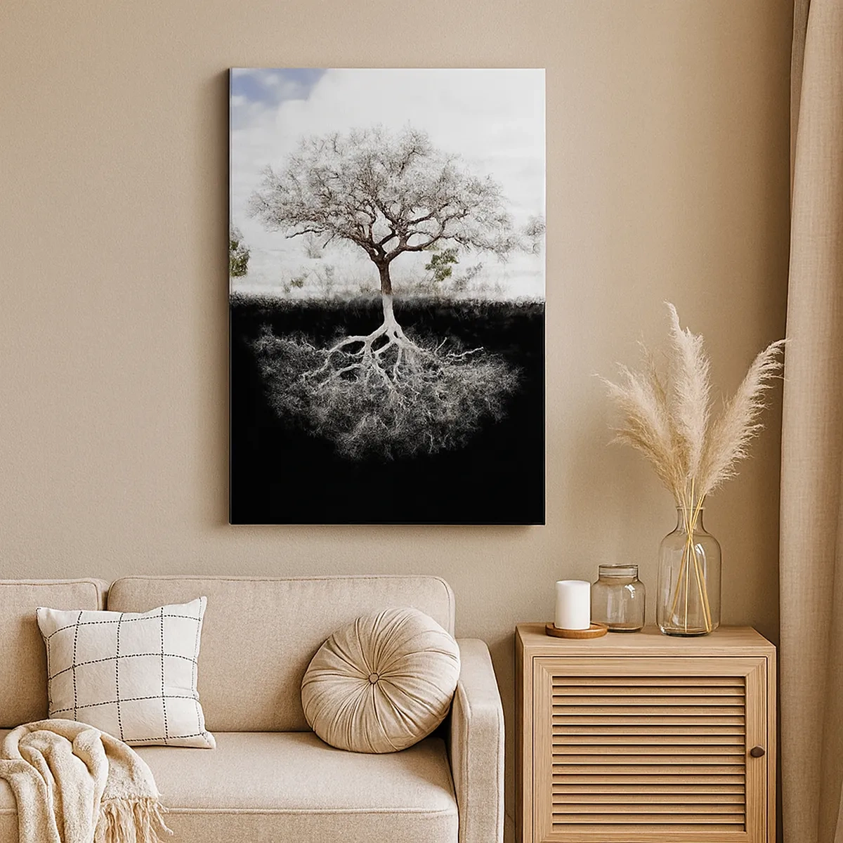 Quadro em tela - Descobrir a natureza do mundo - 50x70 cm