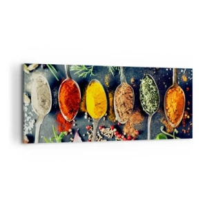 Quadro em tela - Magia culinária - 100x40 cm