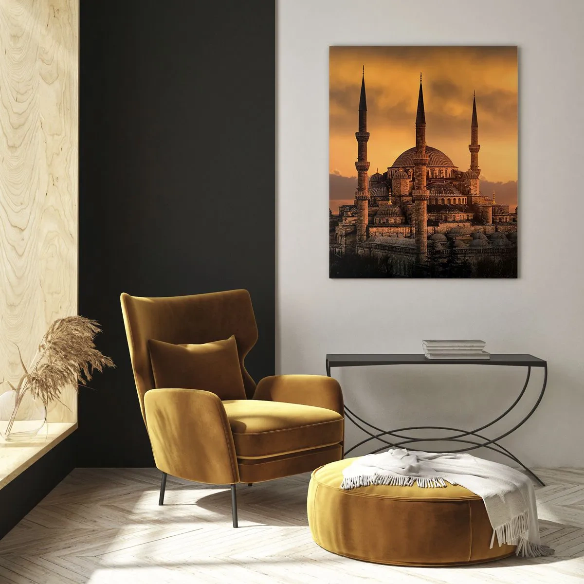 Quadro em vidro - Deus é grande - 50x70 cm