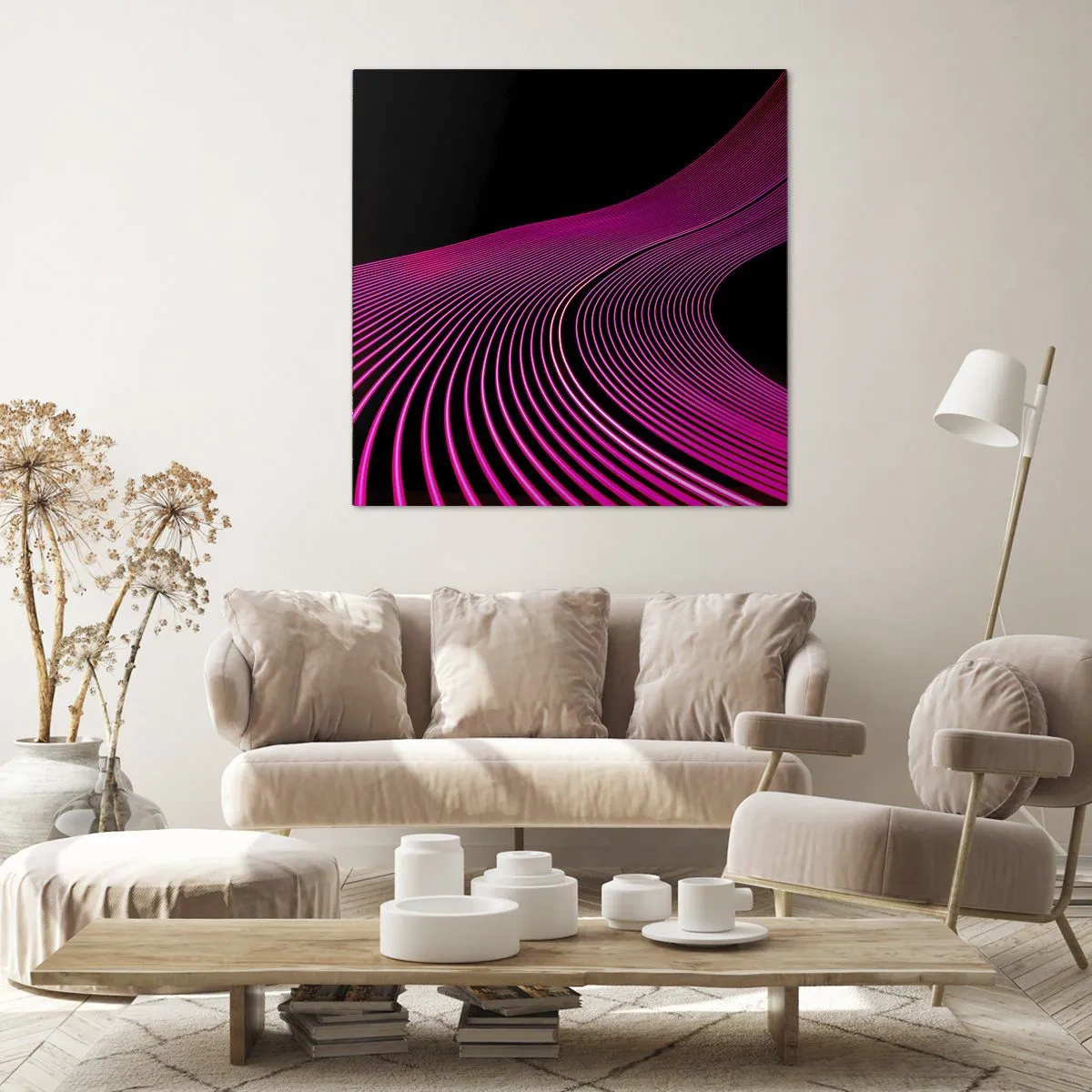 Quadro em tela - Avenida da luz - 70x70 cm