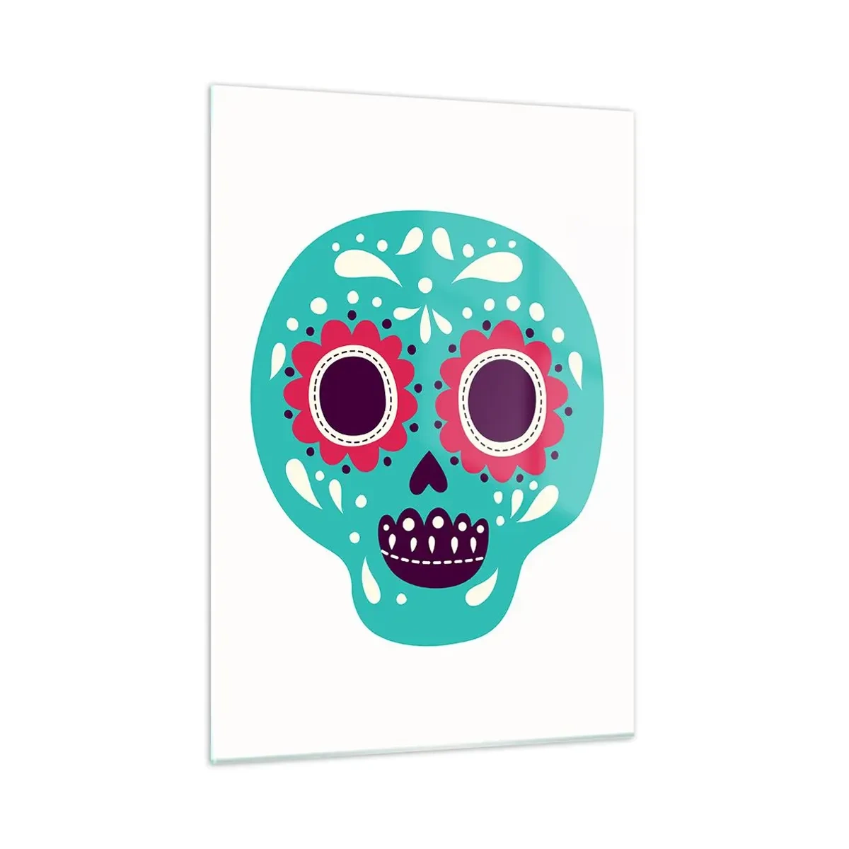 Quadro em vidro - Vida – diversão até a morte - 50x70 cm