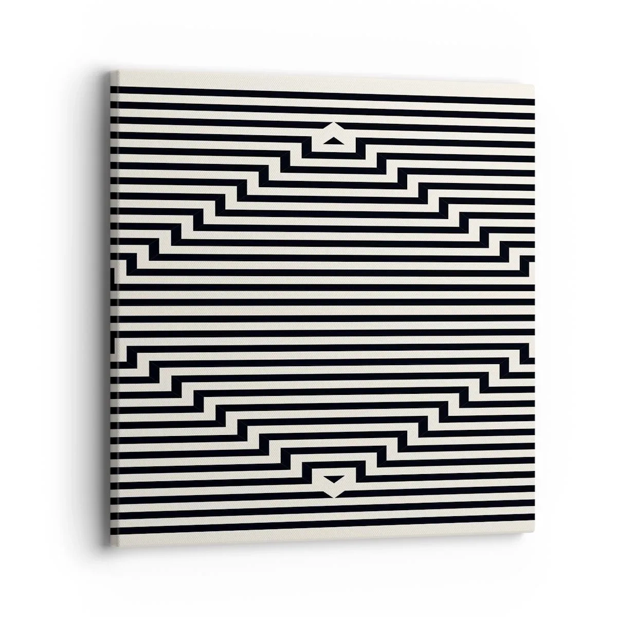 Quadro em tela - Ilusão geométrica - 40x40 cm