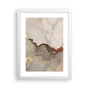 Pôster em moldura branca - No limite das cores - 30x40 cm