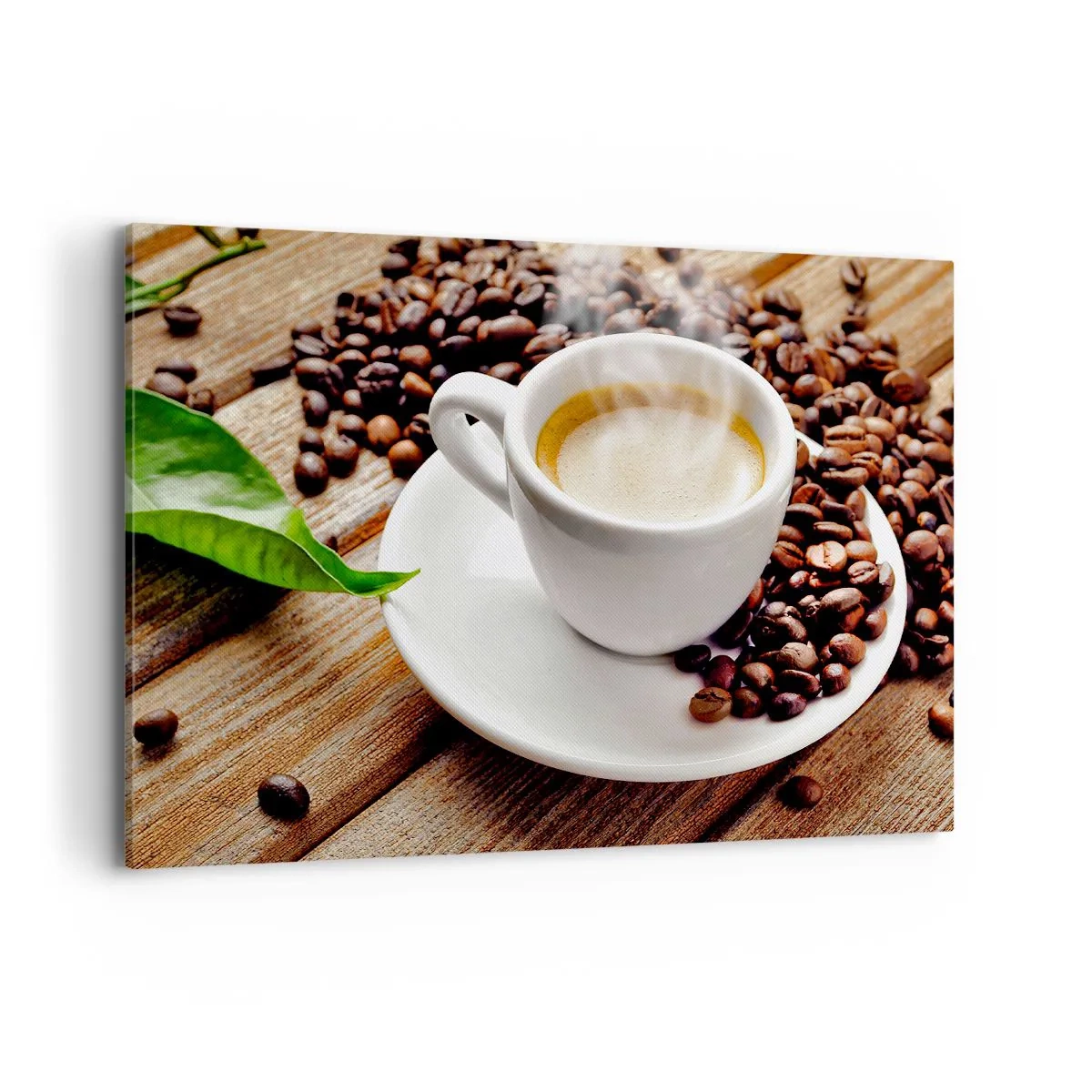 Quadro em tela - Pausa para um café - 100x70 cm