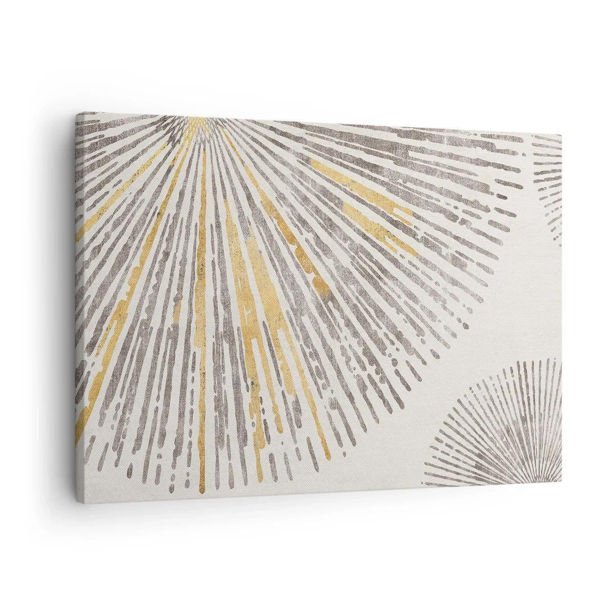 Quadro em tela - Padrão abstrato em forma de raio - 70x50cm - A beleza do raio - Decoração de parede moderna para a sala de estar e quarto ARTTOR