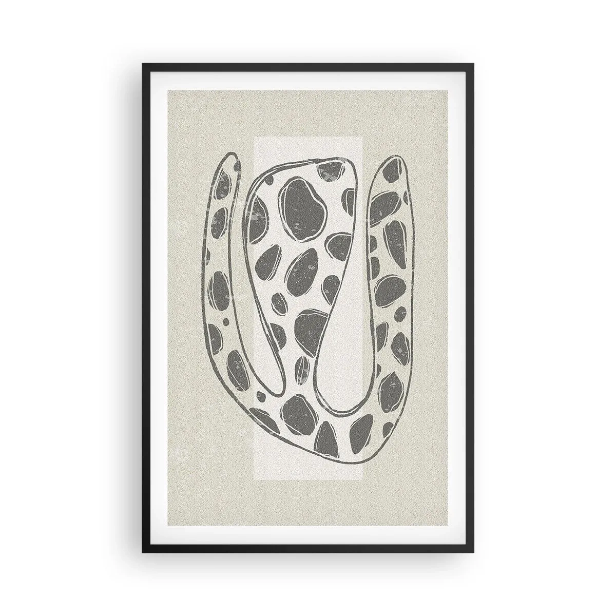 Pôster com moldura preta - Uma criatura estranha - 61x91 cm