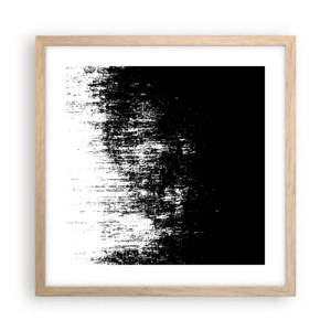 Pôster com moldura de carvalho claro - E o vencedor é... - 40x40 cm