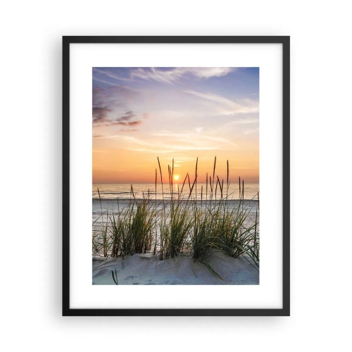 Pôster com moldura preta - Olhe, pense, sinta - 40x50 cm