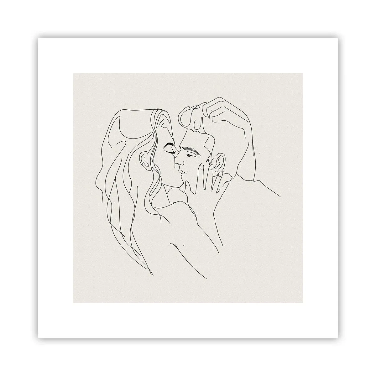Pôster - Emaranhados pelo sentimento - 30x30 cm
