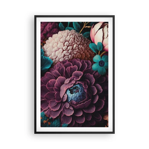 Pôster com moldura preta - Natureza em abundância - 61x91 cm