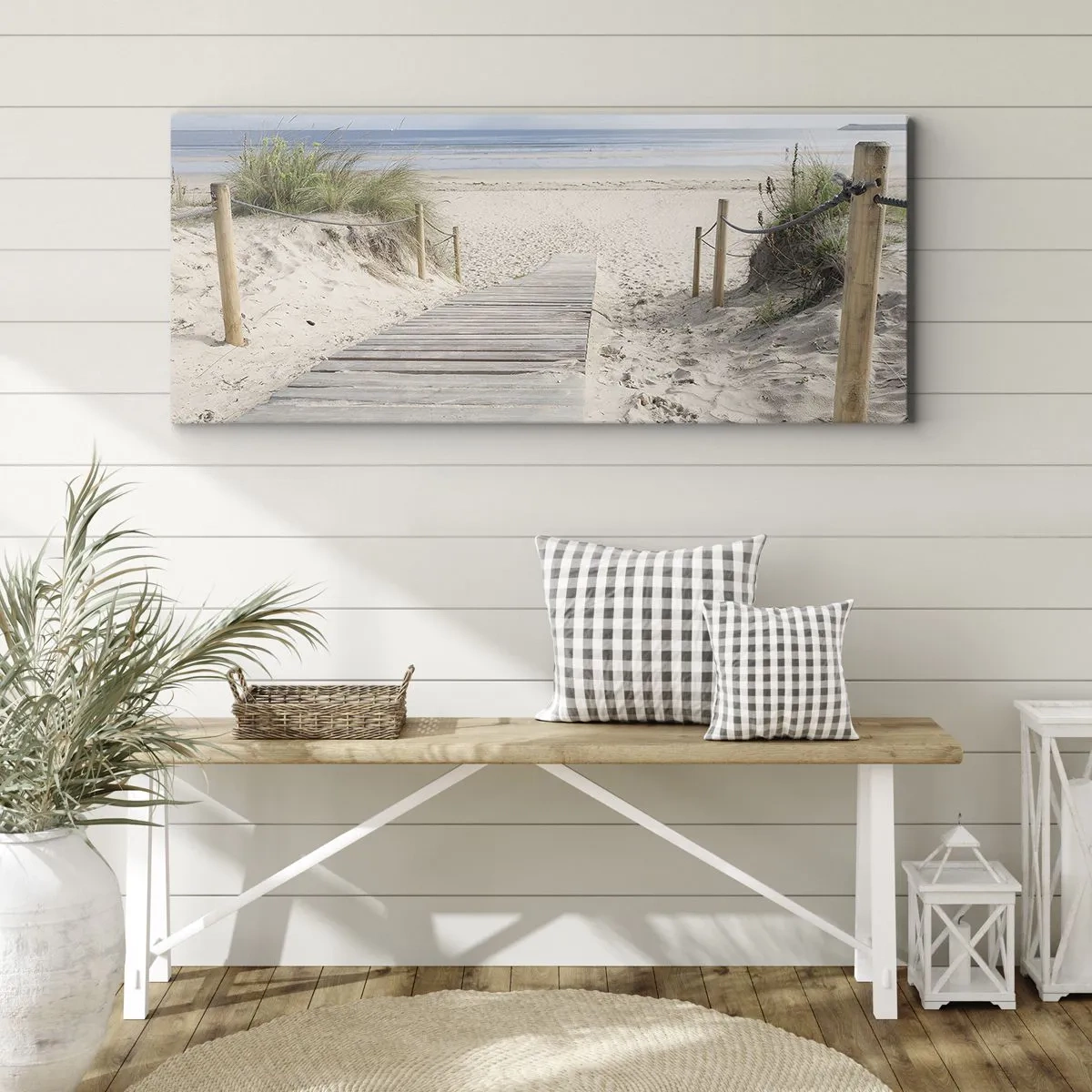 Quadro em tela - Pelo horizonte - 100x40 cm