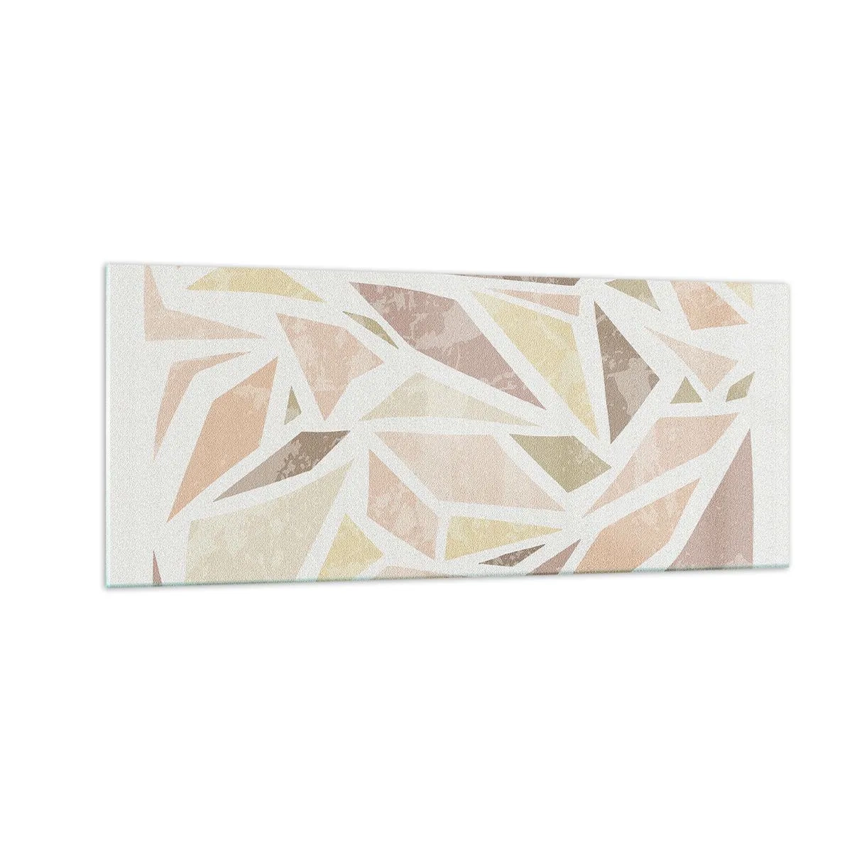 Quadro em vidro - Composição de vitral - 100x40 cm