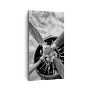 Quadro em tela - O conquistador dos céus - 45x80 cm