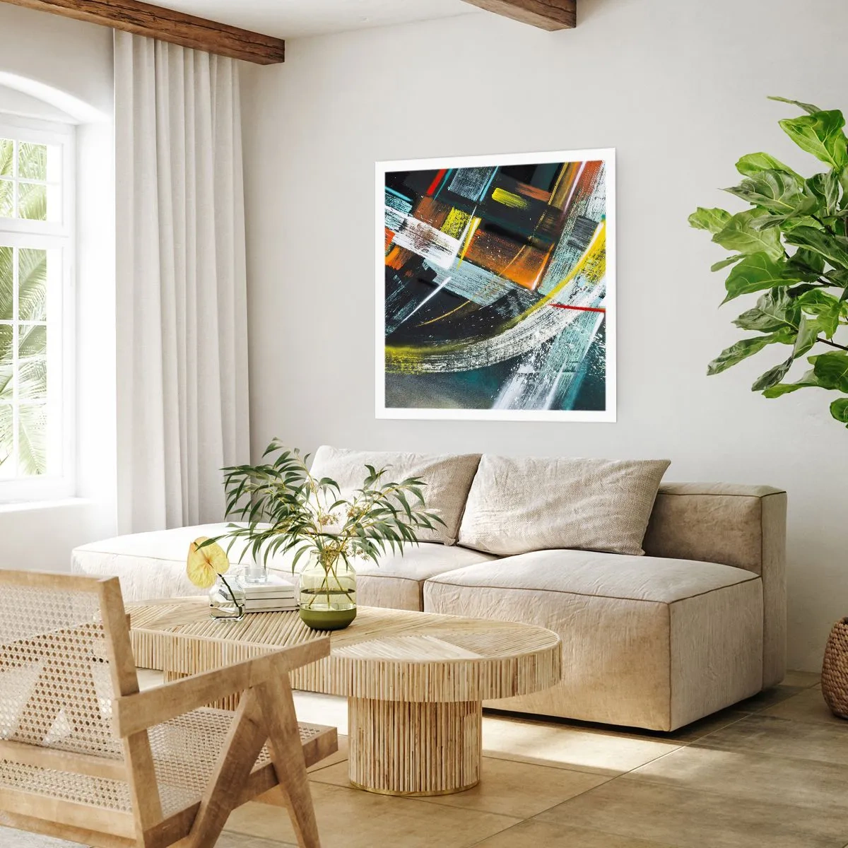 Pôster - Energia de movimento - 40x40 cm