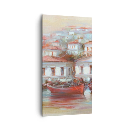 Quadro em tela - Cidade feliz - 55x100 cm