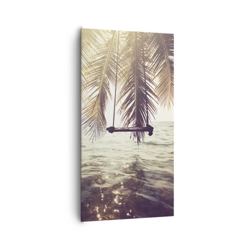 Quadro em tela - Deixe-se levar pela imaginação - 65x120 cm