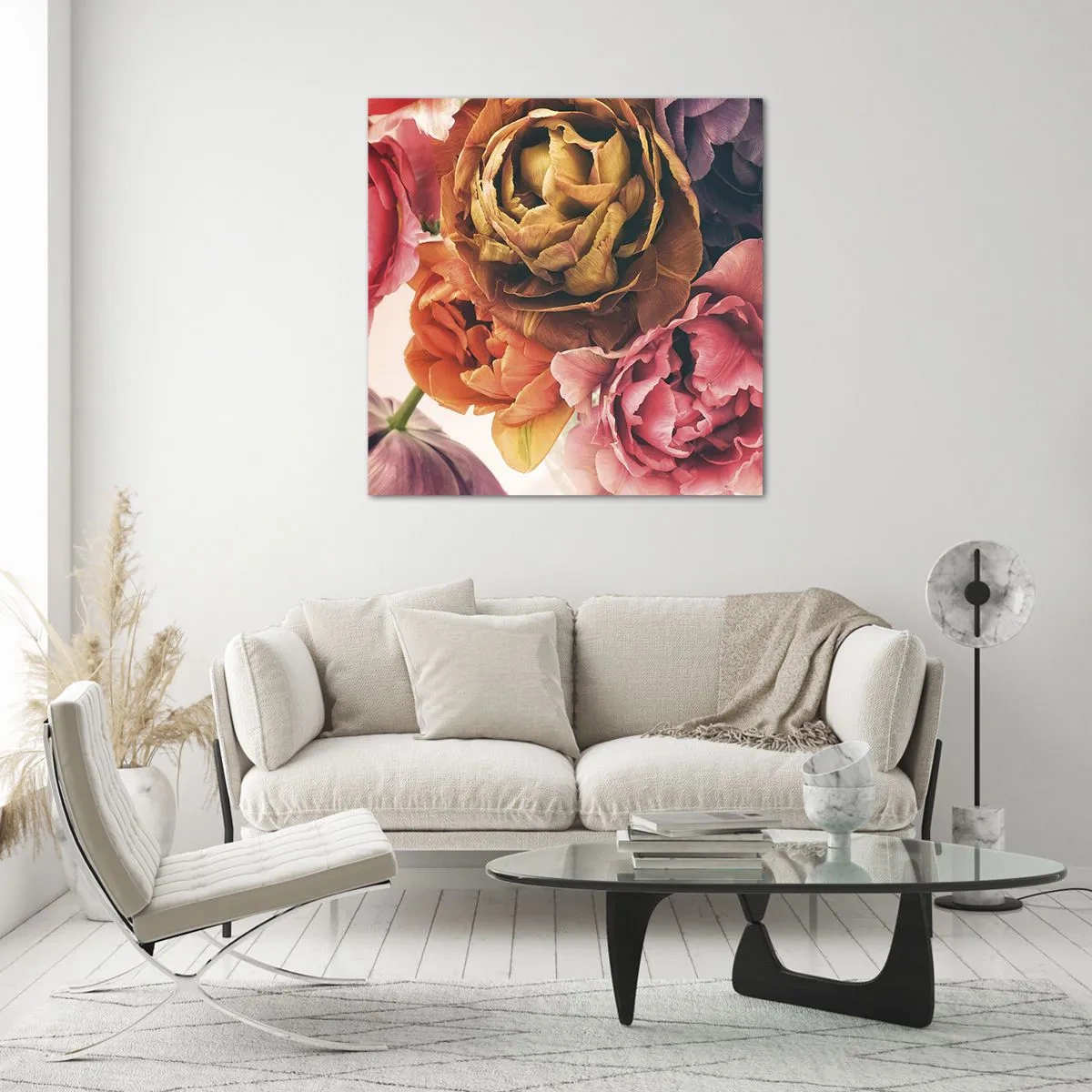 Quadro em vidro - Celebração da vida - 30x30 cm