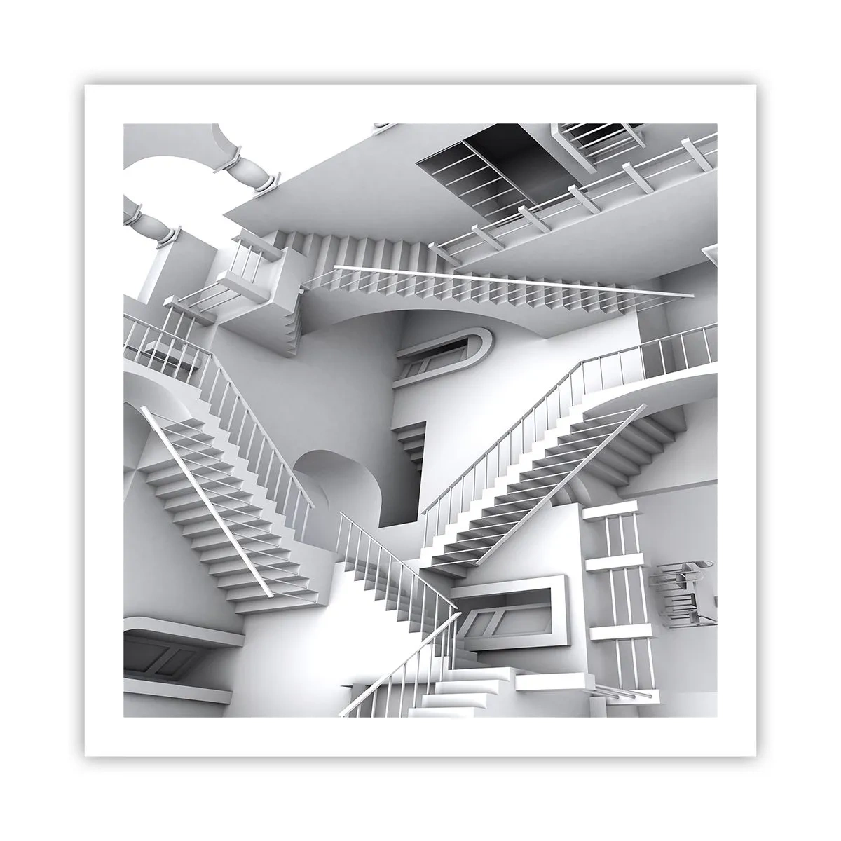 Pôster - Paradoxos do espaço - 60x60 cm