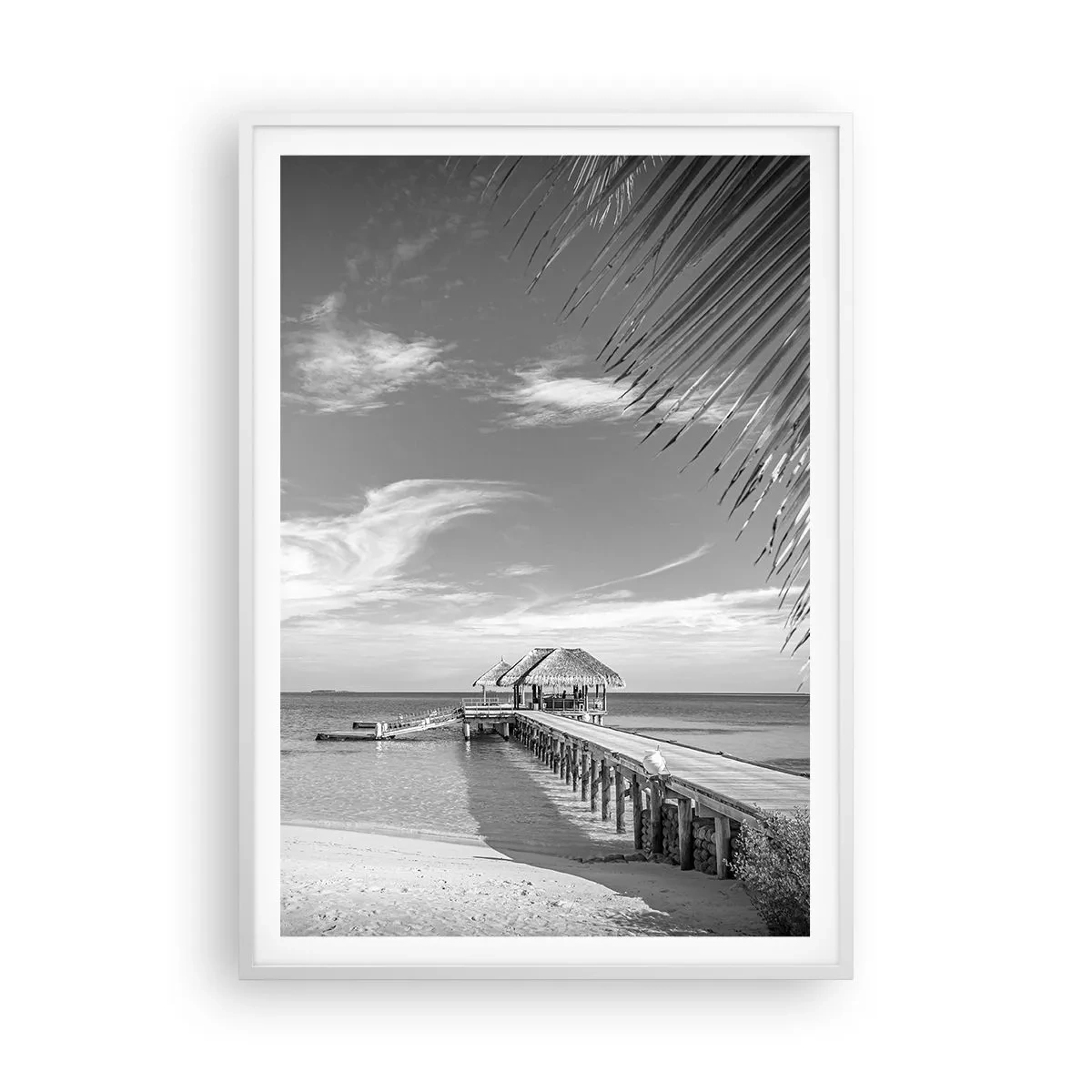 Pôster em moldura branca - Memória ou sonho? - 70x100 cm