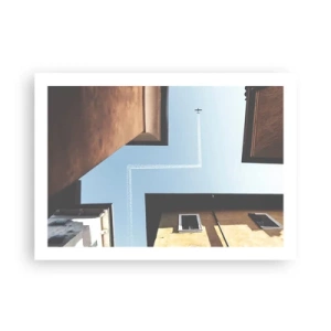 Pôster - Acima do labirinto da cidade - 70x50 cm