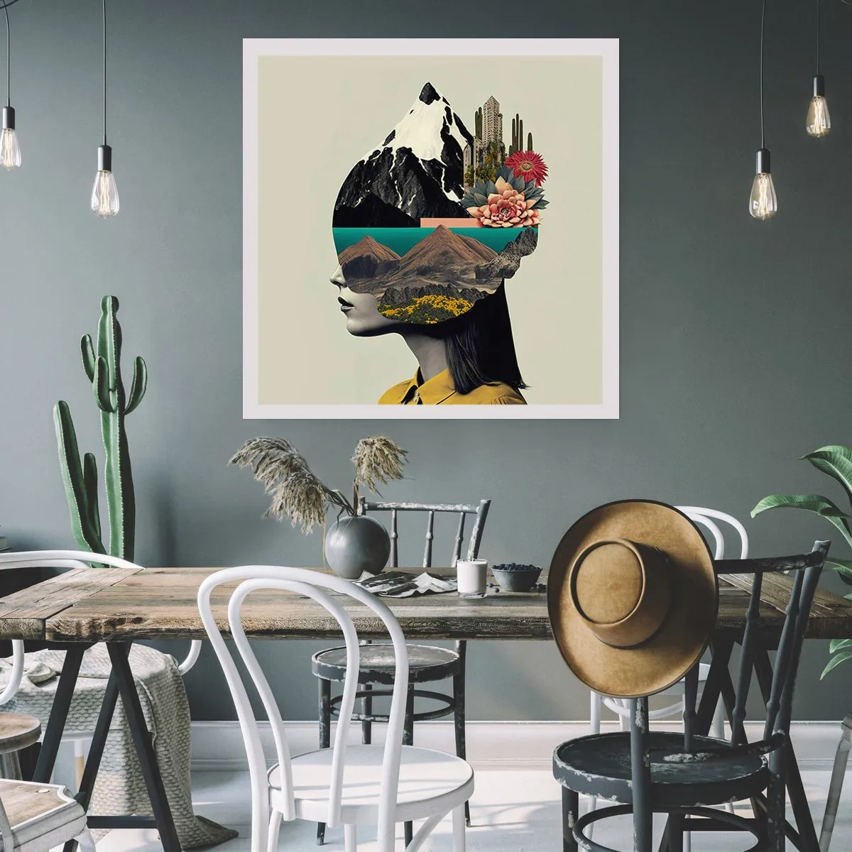 Pôster - Mulher – sempre um mistério - 60x60 cm