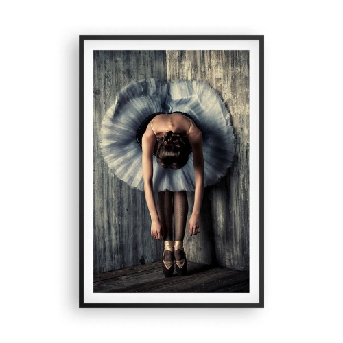 Pôster com moldura preta - Quando a música desaparece - 61x91 cm