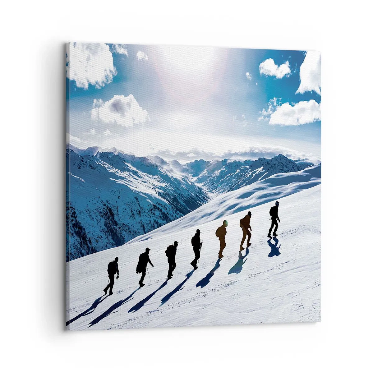 Quadro em tela - A equipa vencedora - 50x50 cm