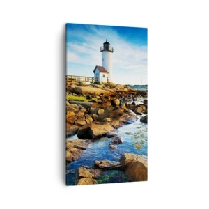 Quadro em tela - Voltem bem, estou à espera - 45x80 cm