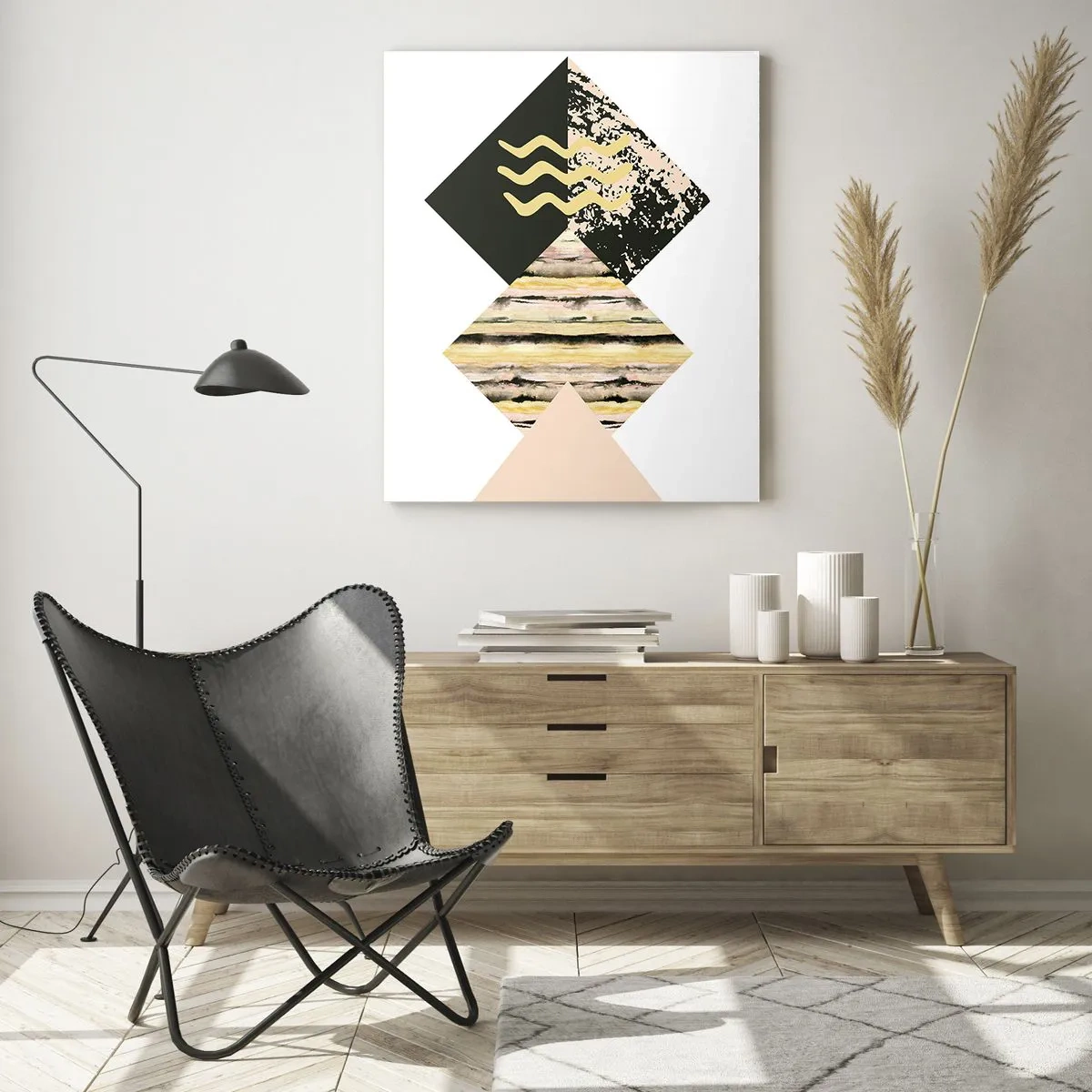 Quadro em vidro - Não é tão simples assim - 80x120 cm