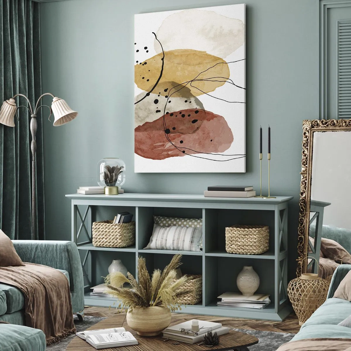 Quadro em tela - Como o ar leve e transparente - 50x70 cm