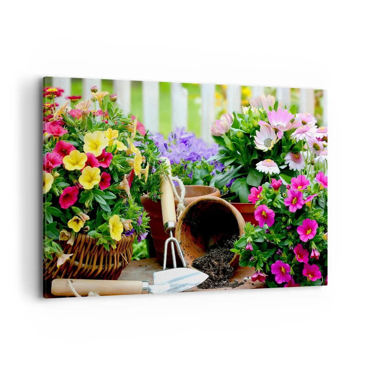 Quadro em tela - Jardim da Joana - 120x80 cm