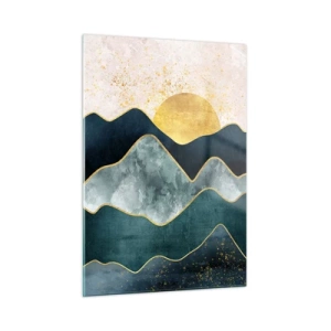 Quadro em vidro - Além das sete montanhas - 50x70 cm