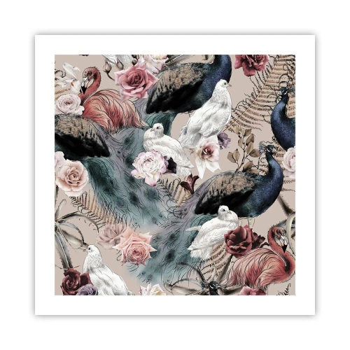 Pôster - No jardim do palácio - 50x50 cm
