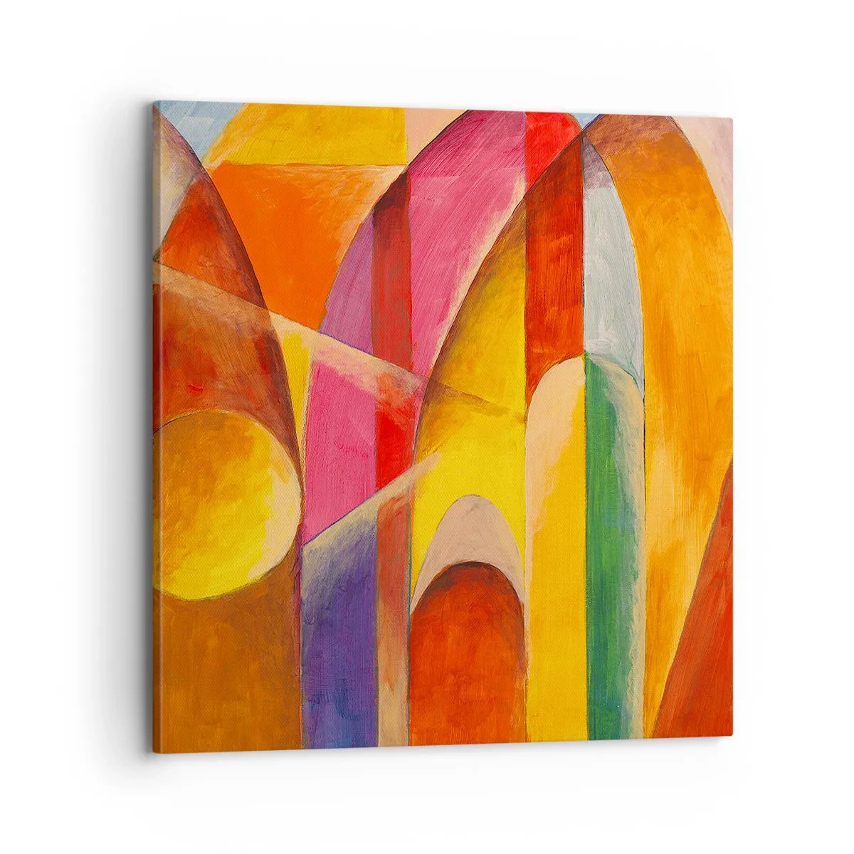 Quadro em tela - Catedral do Sol - 70x70 cm
